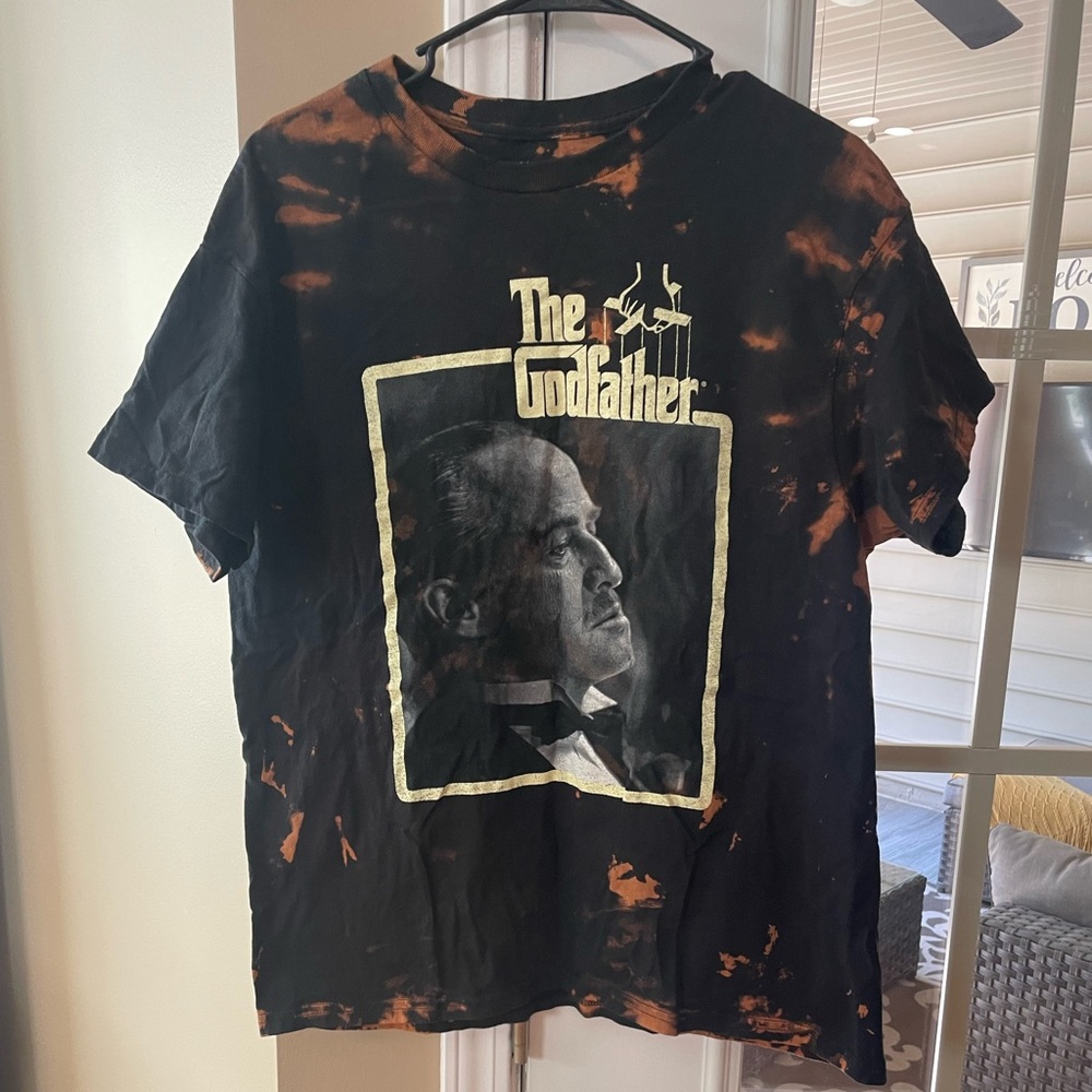 Godfather T-shirt acid wash Large nwot
